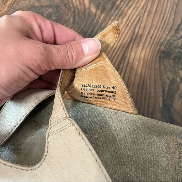 Dansko Womens Sela Leather Sip On Open Toe Tan Slide Sandals Sz (9.5-10) 40 - Picture 5 of 5